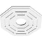 Ekena Millwork Westin Architectural Grade PVC Ceiling Medallion, 12"OD x 3"ID x 4 3/4"C x 1"P, One-Piece CMP12WN-03000 - alternate 2